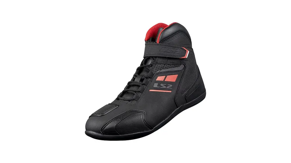 LS2 Stiefel Garra Man Black-Red Gr. 45 Garantierte Lieferung