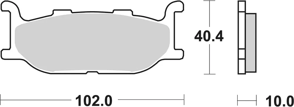 SBS Bremsbelag 663HF Street Ceramic Top-Seller