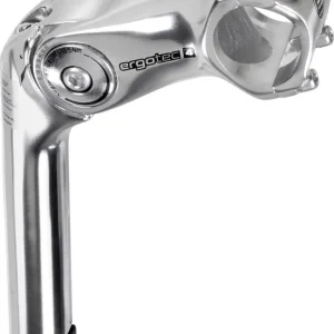 ergotec Vorbau Octopus 2 180 mm silber 110 mm Vorbaulänge, silber poliert, eff. Bestpreis