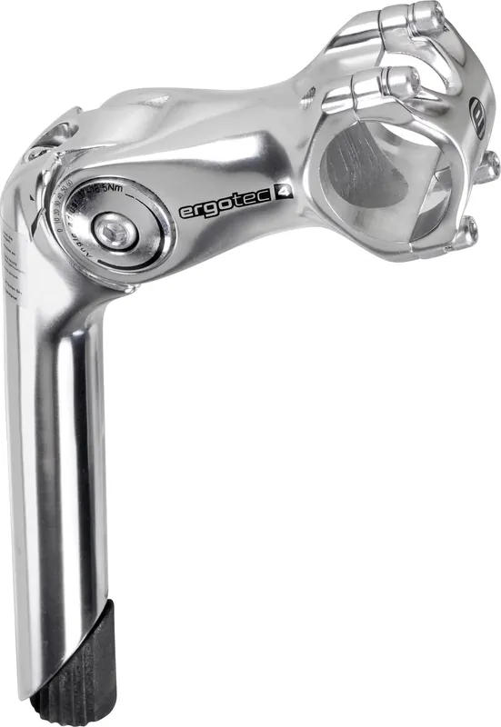 ergotec Vorbau Octopus 2 180 mm silber 110 mm Vorbaulänge, silber poliert, eff. Bestpreis