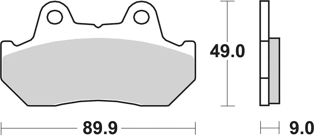 Sale SBS Bremsbelag 572HS Street Sinter