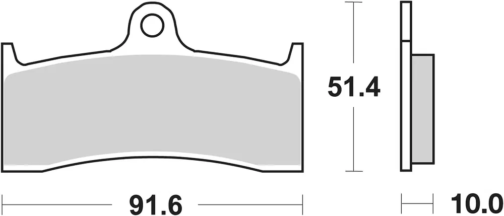 Direkt Vom Hersteller SBS Bremsbelag 729DC Road Racing Dual Carbon