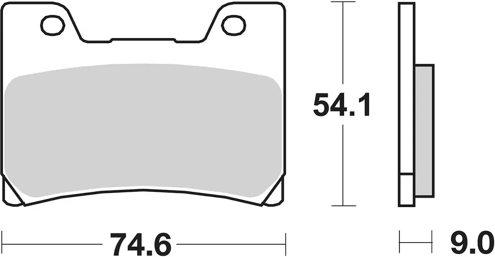 Jetzt Bestellen SBS Bremsbelag 645HF Street Ceramic