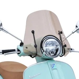 ERMAX Scooterscheibe Mini Sportivo Acrylic durchsichtig Schwarz getönt für VESPA GTS 125; GTS 300; GTS 310 Knallerangebot