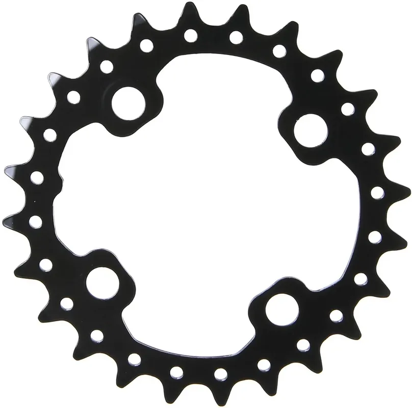 Rabatt Shimano Kettenblatt SLX FC-M675 24 Zähne schwarz