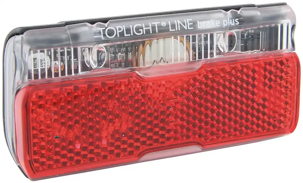 Busch + Müller Rücklicht Toplight Line plus schwarz 80 mm Schraubenabstand, BrakeTec Bremsli Finale Aktion