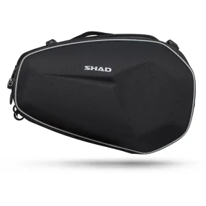 SHAD E48 erweiterbare Satteltaschen Schwarz - 46/58L Sichere Zahlung