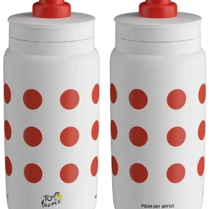 Elite Trinkflasche Fly Tour de France weiß/rot Begrenztes Angebot