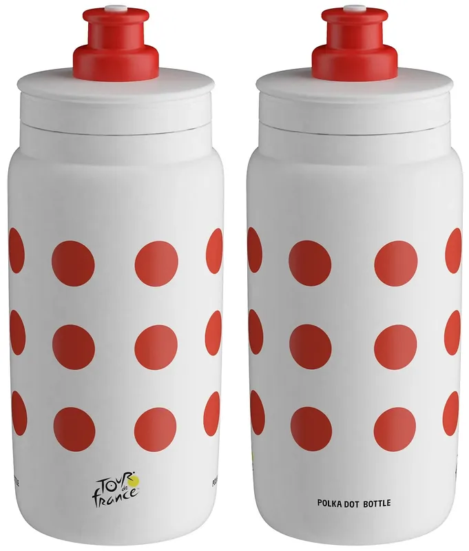 Elite Trinkflasche Fly Tour de France weiß/rot Begrenztes Angebot