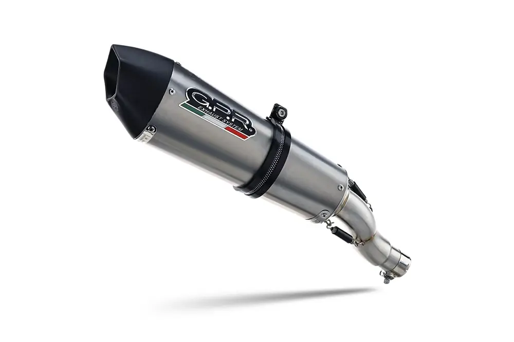 Schneller Versand GPR Endschalldämpfer Kawasaki Versys-X 300 2022/2023 e5 GP EVO4 TITANIUM SP