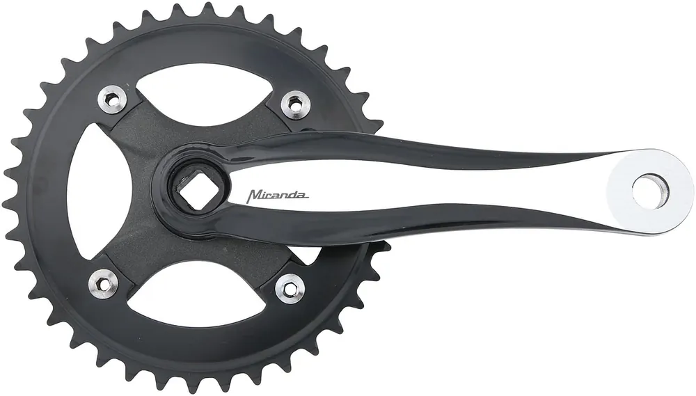 Miranda Kettenradgarnitur Beta 1R Plus 38 Zähne 170 mm schwarz Schnäppchen