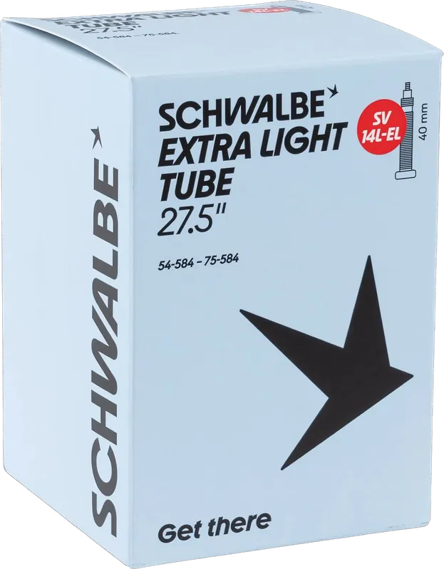 Schwalbe Schlauch Nr. 14L-EL Extralight 27,5 Zoll Sclaverandventil (SV) Ausverkauf