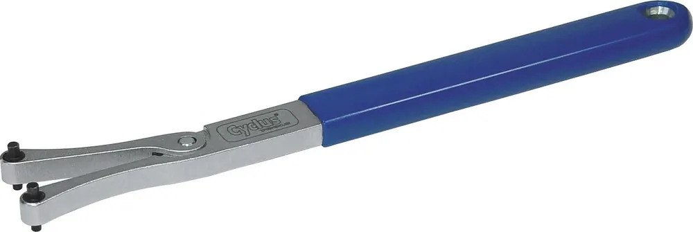 Cyclus Tools Stirnlochschlüssel verstellbar silber, blau Schnäppchen