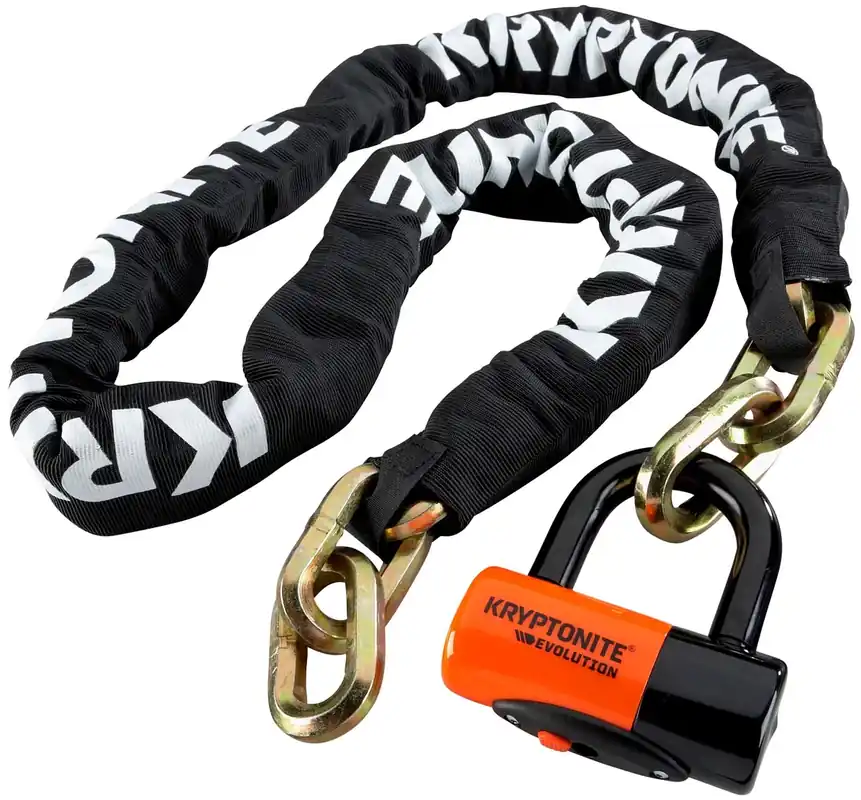 KRYPTONITE Kettenschloss New York Chain 170 cm schwarz/orange Günstig