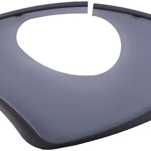 Hesling Mantelschoner Elegance 26/28 Zoll grau mit grauem Plastikrand, mit Ausschnitt f Knallerangebot