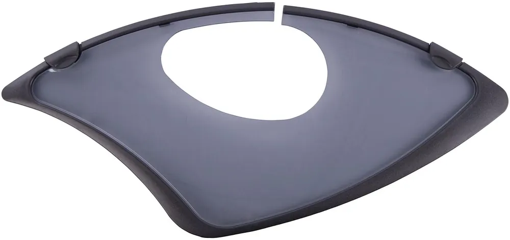 Hesling Mantelschoner Elegance 26/28 Zoll grau mit grauem Plastikrand, mit Ausschnitt f Knallerangebot