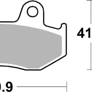 Beliebt SBS Bremsbelag 709HF Street Ceramic