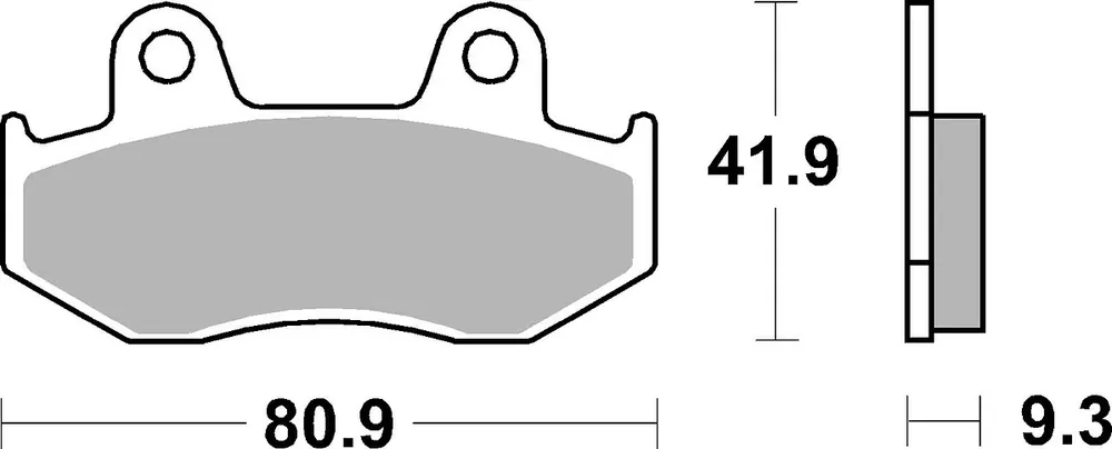 Beliebt SBS Bremsbelag 709HF Street Ceramic