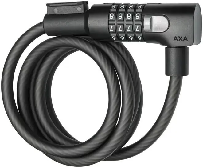 Preiswert Axa Resolute Zahlen-Kabelschloss Resolute matt schwarz