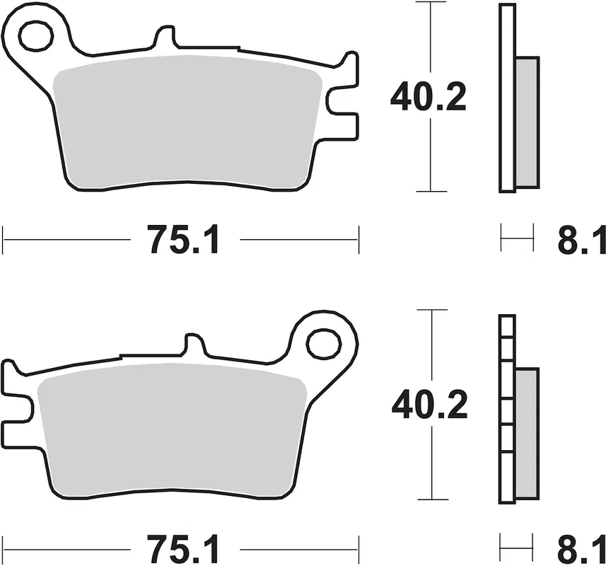 SBS Bremsbelag 629HF Street Ceramic Sale