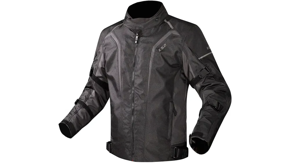 LS2 Sepang Jacke Schwarz / Grau Damen Gr.s Schneller Versand