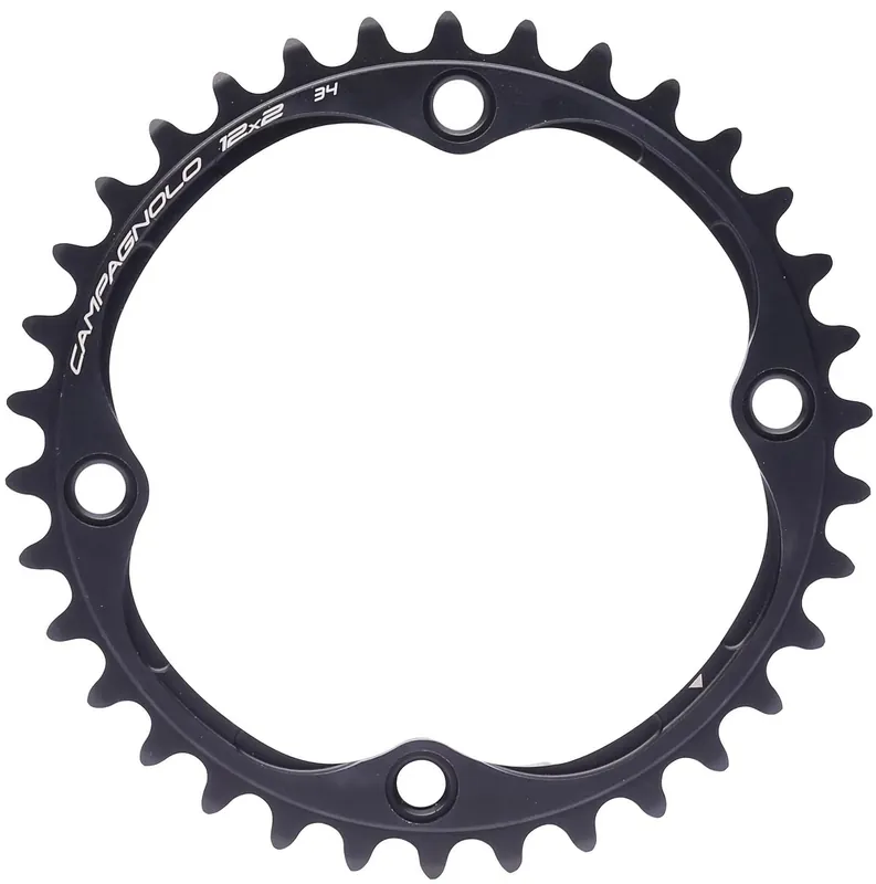 Neue Ware Campagnolo Kettenblatt 34 Zähne 112 mm schwarz SR RE