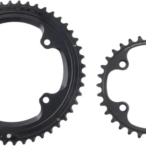 Markenprodukt Campagnolo Kettenblatt Super Record WRL 13-fach 48/32 Zähne schwarz