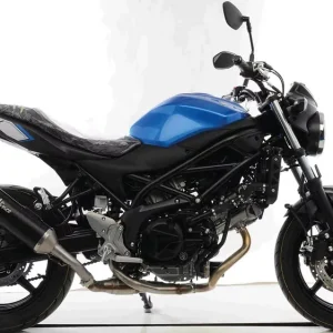 LeoVince SLIP-ON Edelstahl SBK NERO für SUZUKI SV 650 / X / ABS Bestpreis