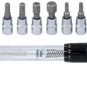 CONTEC Drehmomentschlüssel TFM-Torch 2-20 Nm schwarz Neu Im Sortiment