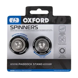 Oxford Prismabuchsen M10 x 1, 25 mm, Prismabuchsen "SPINNERS" Für V-Aufnahme, drehbar, schwarz Sonderaktion