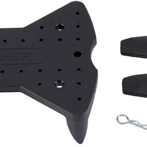 Pletscher 3-Punkt-Adapter schwarz Sonderangebot
