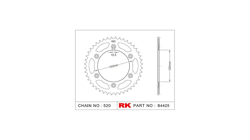 Direktkauf RK Kettenrad 4425 48 Zähne