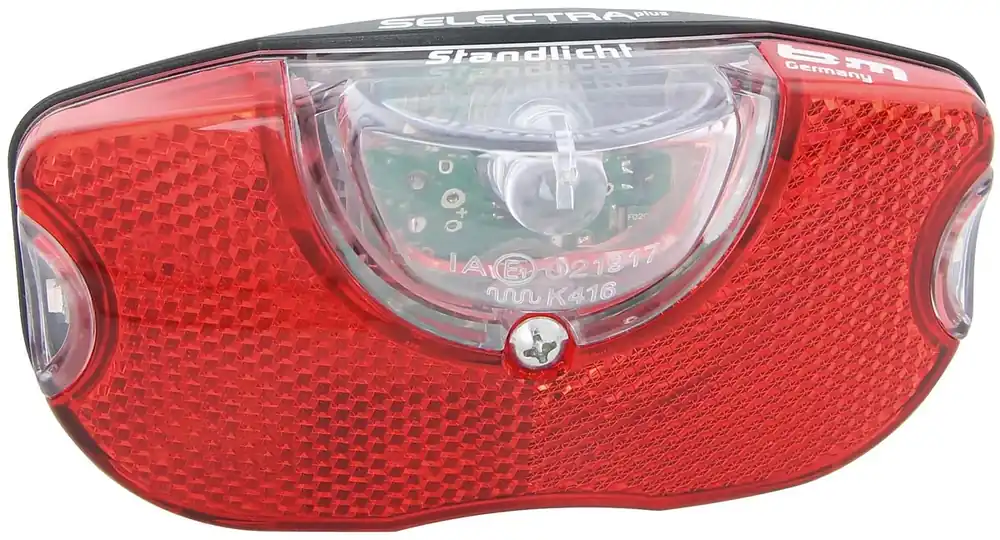 Must-Have Busch + Müller Rücklicht Selectra plus 320 ALK schwarz Schraubenabstand 80 mm, SB-verpackt