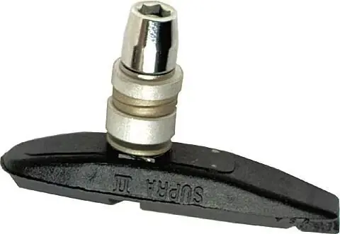Geprüft Kool Stop Bremsschuh Supra 2 V-Brake schwarz