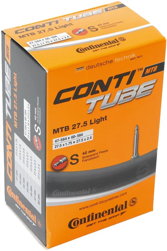 Continental MTB Schlauch 27,5 Zoll Sclaverandventil Nur Für Kurze Zeit