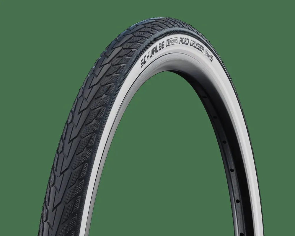 Neue Kollektion Schwalbe Road Cruiser Active Line Reifen 28 Zoll schwarz 1,60" schwarz / weiß / Reflex