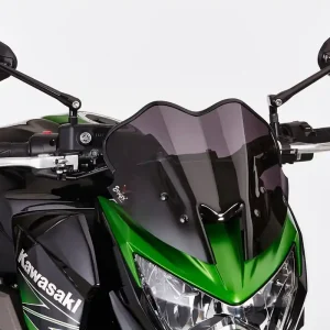 ERMAX Naked-Bike-Scheibe Acrylic durchsichtig Schwarz getönt für KAWASAKI Z800; Z800e Highlight