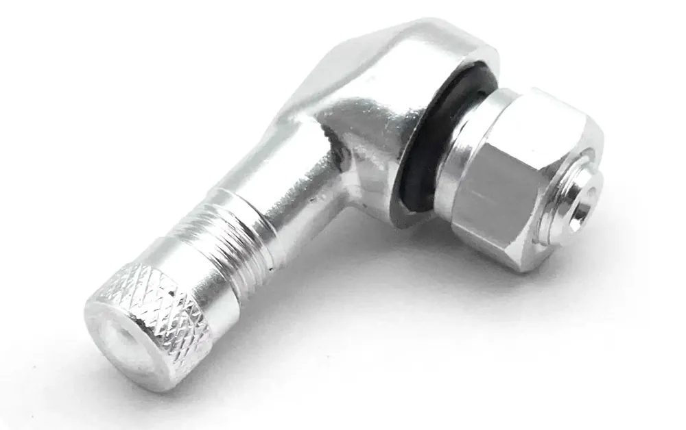 Preisreduziert BTR Reifenventil 8,3 mm Winkelventil Alu Silber