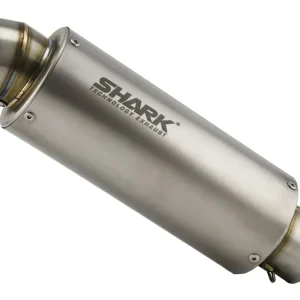 Shark Performance ENDSCHALLDÄMPFER Titan silber SRC 4 Endschalldämpfer S Ø60 mm L250 mm e3 1215 (9) / e24 00041G Universal Mega-Angebot