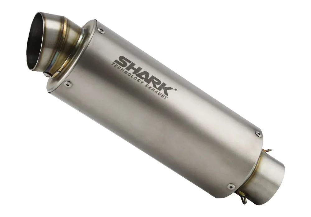 Shark Performance ENDSCHALLDÄMPFER Titan silber SRC 4 Endschalldämpfer S Ø60 mm L250 mm e3 1215 (9) / e24 00041G Universal Mega-Angebot