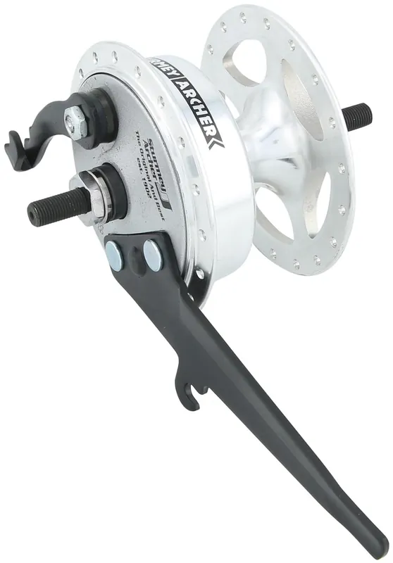 Sturmey Archer Vorderrad-Bremstrommelnabe 36 Loch silber Günstig