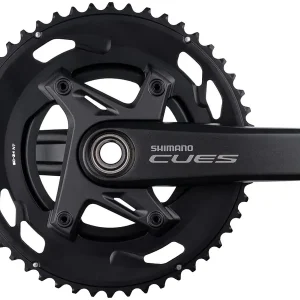 Neuheit Shimano Kettenradgarnitur CUES FC-U6030-2 34/50 Zähne 175 mm schwarz