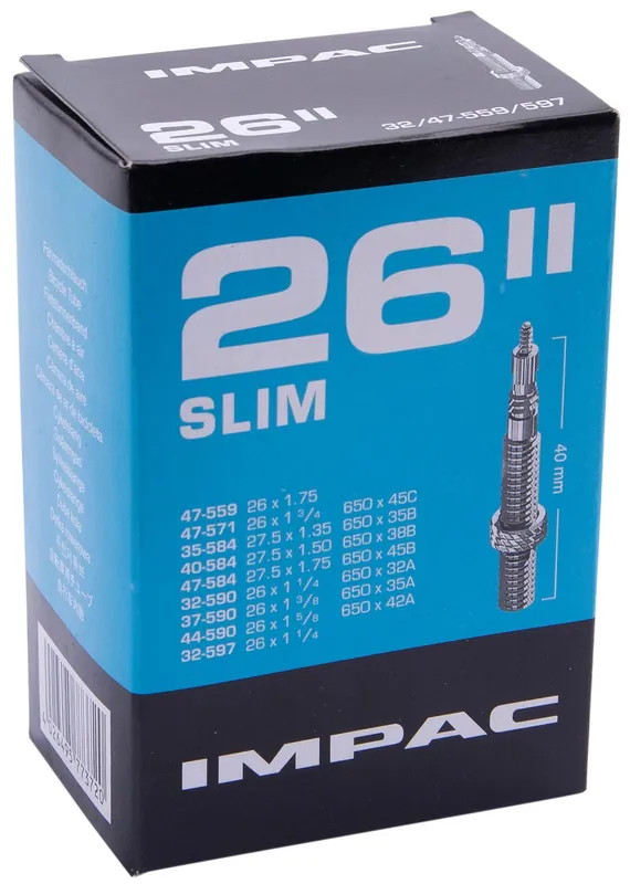 Impac Schlauch Slim 26 Zoll Sclaverandventil (SV) Solange Der Vorrat Reicht