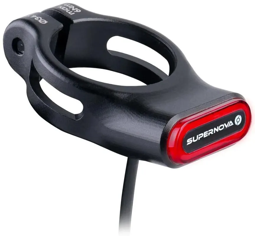 Highlight Supernova Rücklicht TL3 Mini Pro Seatpost Clamp 12V Montagebreite 31,6 mm