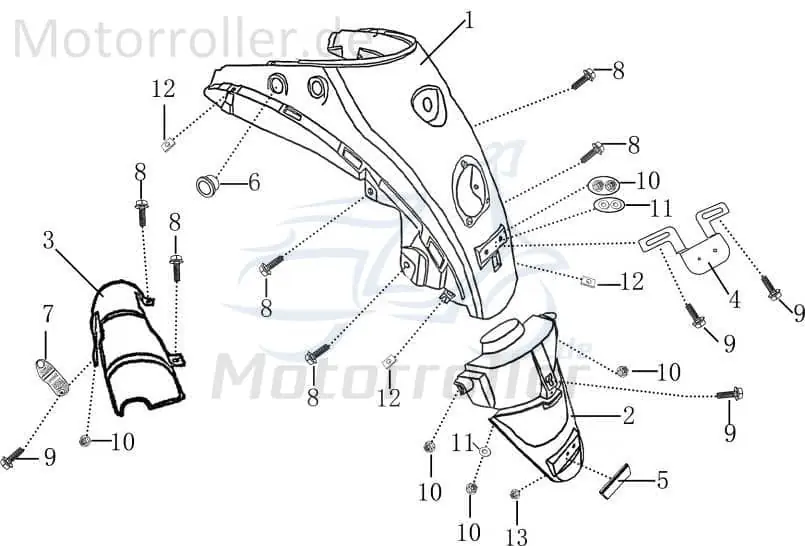 Finale Aktion Radabdeckung hinten Kotflügel Spritzschutz 701628