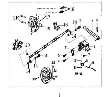 Bremssattel-Halter Doppelkolben ohne Widerlager 701528 Garantierte Lieferung