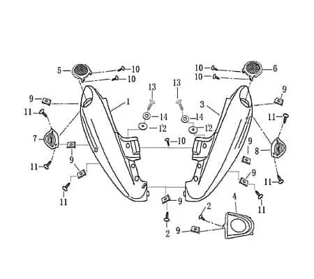 Angebot Tankdeckelverkleidung Durchmesser = 62mm rot 19 1E40QMB 1020311-119