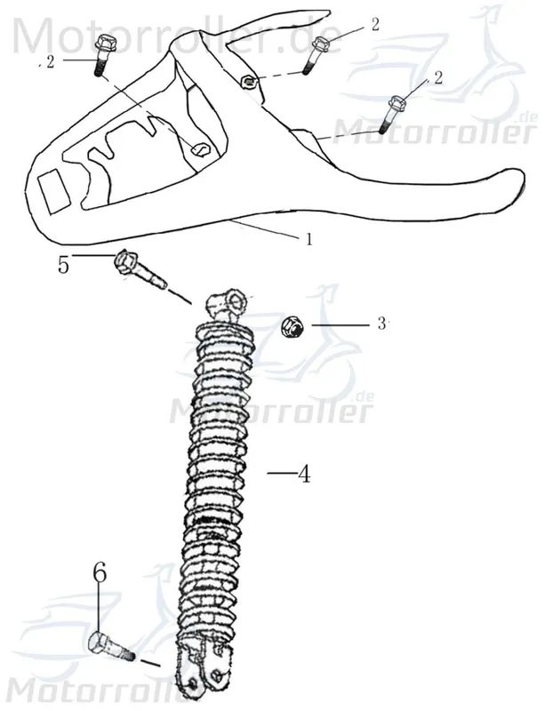 Neue Kollektion Vorderradfelge komplett Jonway 1040201-1(128)