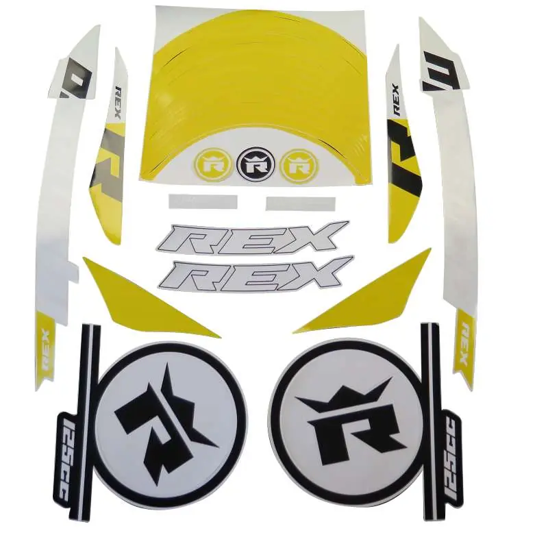 Saisonangebot Dekorsatz komplett MONACO 125 RACE Aufkleber 1220901-3