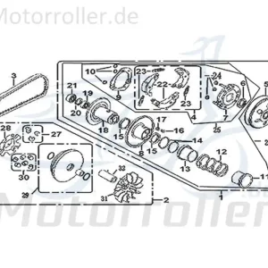 Preiswert Gleitstücke 1Set á 3Stück Scooter Roller 22132-GY6A-9000 Gleitführung Moped Ersatzteil Service Inpektion Direktimport